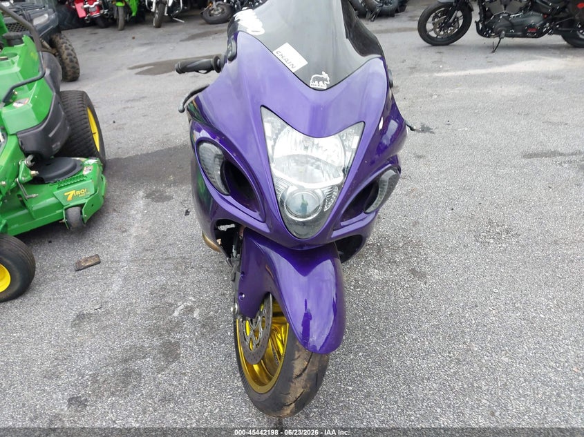 2008 Suzuki Gsx1300 r VIN JS1GX72A582108956 IAAI salvage auction — FRONT & REAR, Salvage (South Carolina), sold $850 on 2026-07-22 (photo 5)
