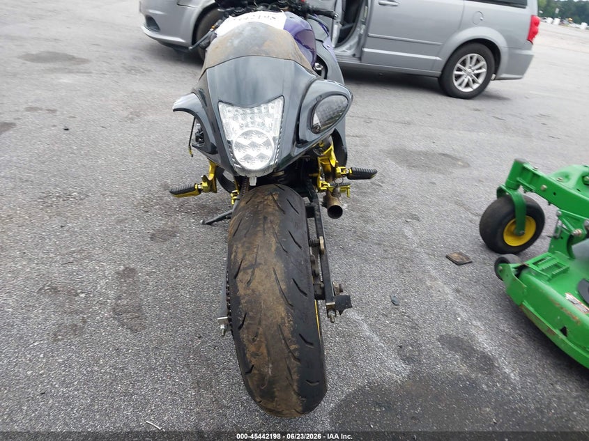 2008 Suzuki Gsx1300 r VIN JS1GX72A582108956 IAAI salvage auction — FRONT & REAR, Salvage (South Carolina), sold $850 on 2026-07-22 (photo 6)