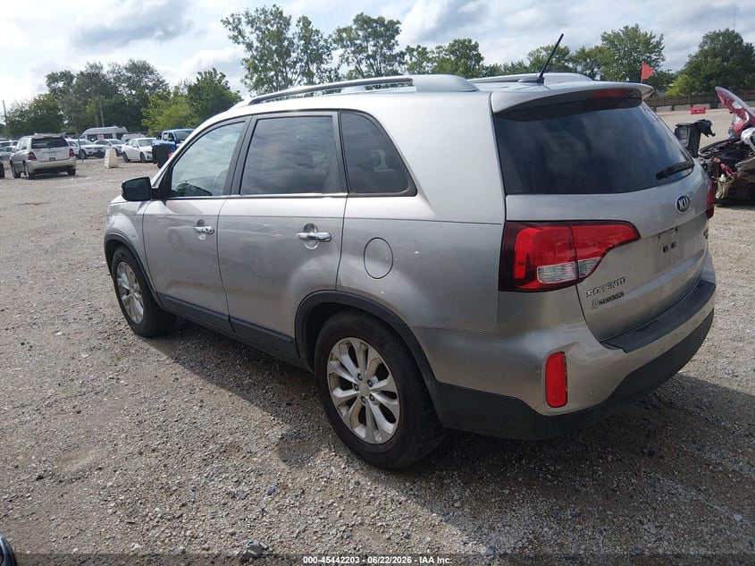 2014 Kia Sorento VIN 5XYKU4A74EG488032 IAAI salvage auction — NORMAL WEAR, Clear (Illinois), sold $825 on 2026-07-21 (photo 3)