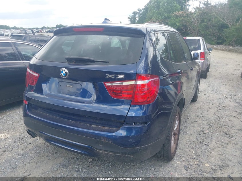 2017 BMW X3 VIN 5UXWX9C50H0D99149 IAAI salvage auction — FRONT END, Salvage (Georgia), sold $1,550 on 2026-07-28 (photo 4)