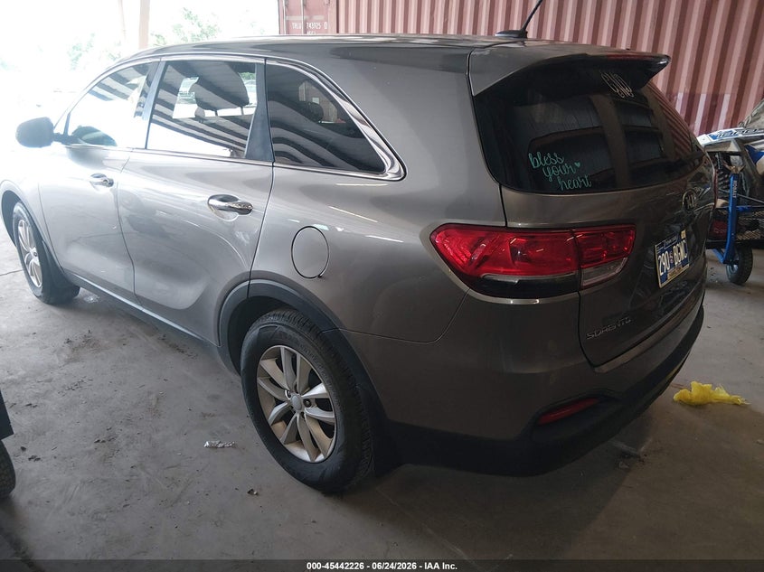 2018 Kia Sorento VIN 5XYPG4A34JG424674 IAAI salvage auction — ENGINE DAMAGE, Clear (Tennessee), sold $1,300 on 2026-07-20 (photo 3)