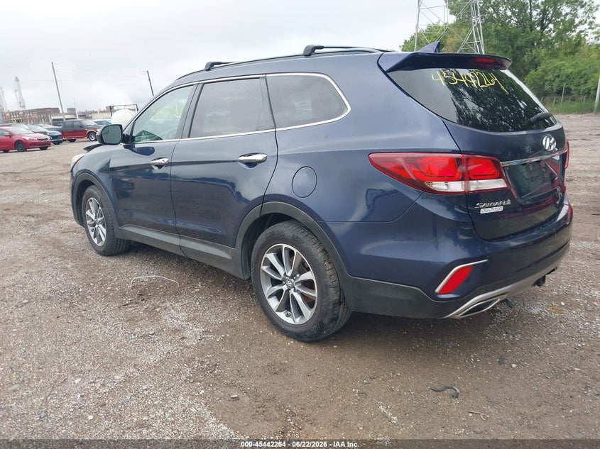 2017 Hyundai Santa fe VIN KM8SMDHF8HU183709 IAAI salvage auction — RIGHT FRONT, Clear (Indiana), sold $2,450 on 2026-07-22 (photo 3)