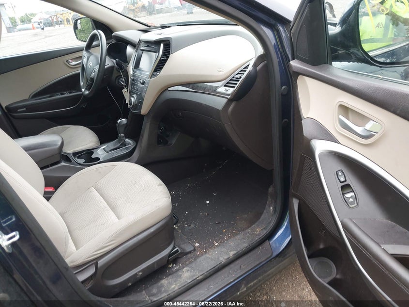2017 Hyundai Santa fe VIN KM8SMDHF8HU183709 IAAI salvage auction — RIGHT FRONT, Clear (Indiana), sold $2,450 on 2026-07-22 (photo 5)