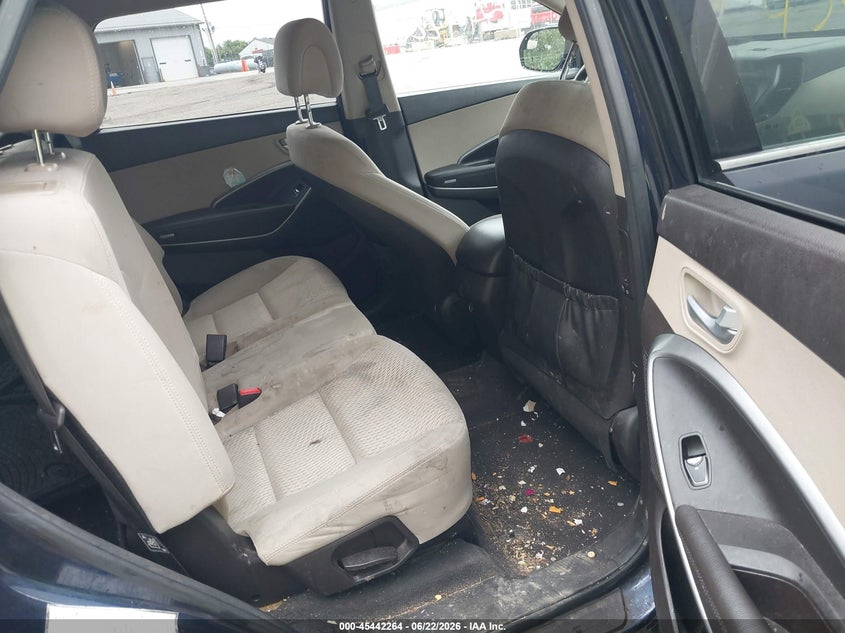 2017 Hyundai Santa fe VIN KM8SMDHF8HU183709 IAAI salvage auction — RIGHT FRONT, Clear (Indiana), sold $2,450 on 2026-07-22 (photo 8)