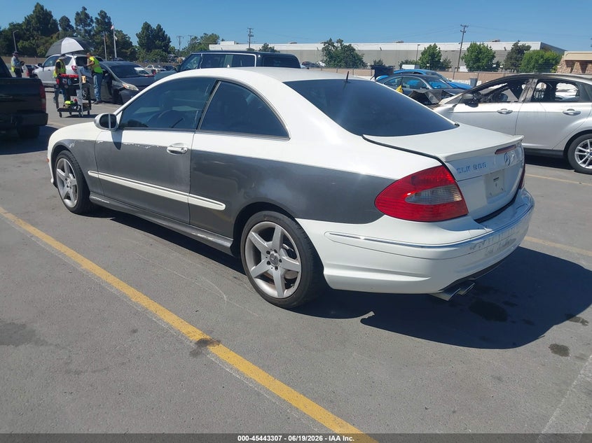 2006 Mercedes-benz Clk-class VIN WDBTJ75H86F191298 IAAI salvage auction — REAR END, Salvage (California), sold $250 on 2026-07-29 (photo 3)