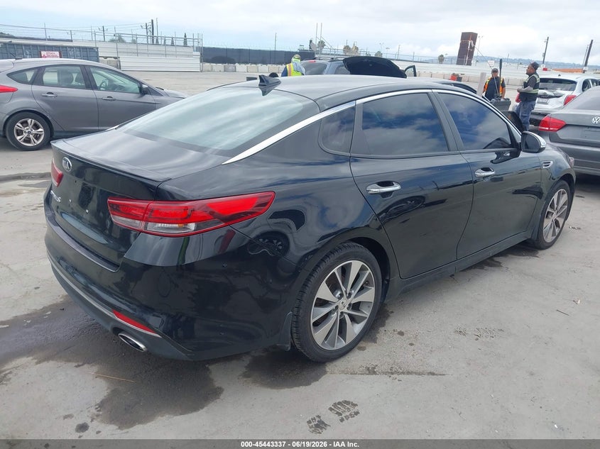 2018 Kia Optima VIN 5XXGT4L36JG253326 IAAI salvage auction — NORMAL WEAR, Clear - Dealer Only (California), sold $3,850 on 2026-07-29 (photo 4)