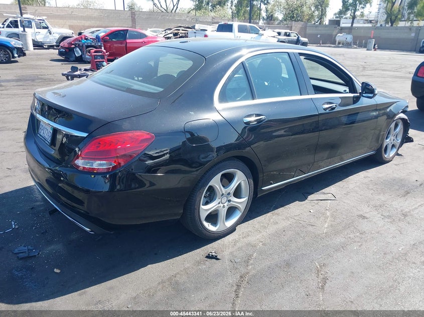 2018 Mercedes-benz C-klasse VIN 55SWF4JB8JU263080 IAAI salvage auction — RIGHT FRONT, Salvage Title, sold $5,400 on 2026-07-24 (photo 4)