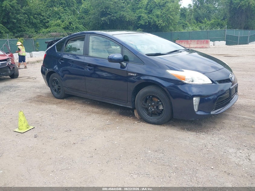 2014 Toyota Prius VIN JTDKN3DU9E1800077 IAAI salvage auction — REAR END, Salvage - Greater Than 75% (Maryland), sold $1,100 on 2026-07-09 (photo 1)