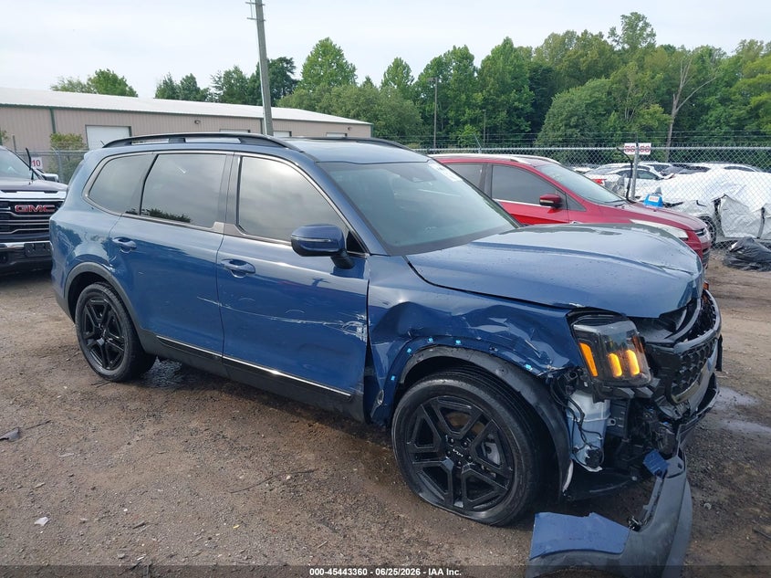 2024 Kia Telluride VIN 5XYP3DGC5RG544921 IAAI salvage auction — FRONT END, Salvage (Virginia), sold $9,100 on 2026-07-27 (photo 1)