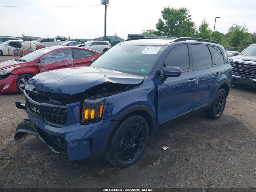 2024 Kia Telluride VIN 5XYP3DGC5RG544921 IAAI salvage auction — FRONT END, Salvage (Virginia), sold $9,100 on 2026-07-27 (photo 2)