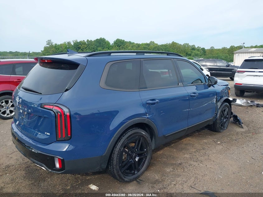 2024 Kia Telluride VIN 5XYP3DGC5RG544921 IAAI salvage auction — FRONT END, Salvage (Virginia), sold $9,100 on 2026-07-27 (photo 4)