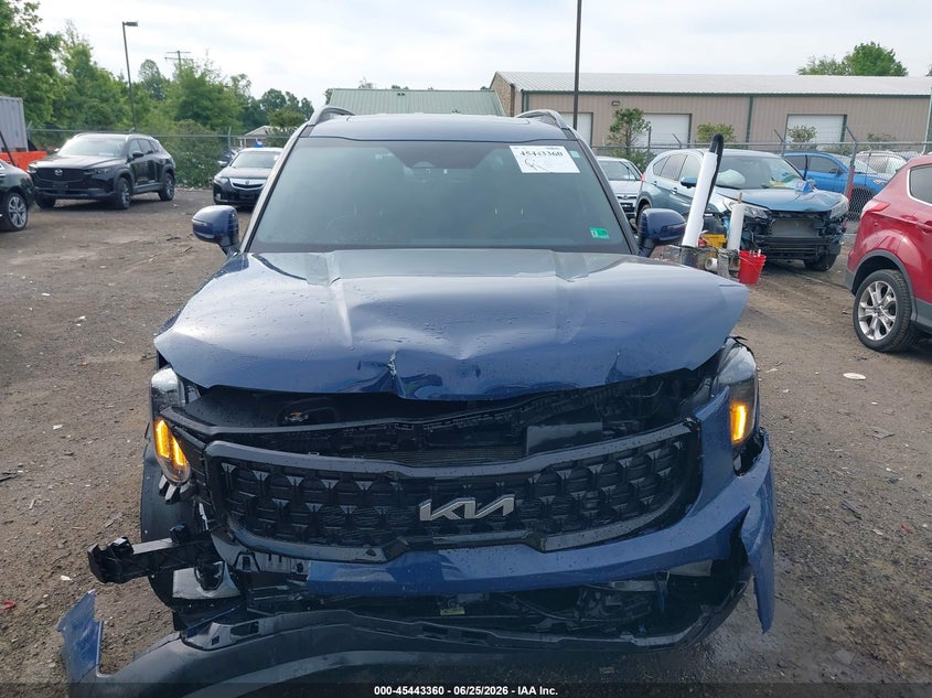 2024 Kia Telluride VIN 5XYP3DGC5RG544921 IAAI salvage auction — FRONT END, Salvage (Virginia), sold $9,100 on 2026-07-27 (photo 6)