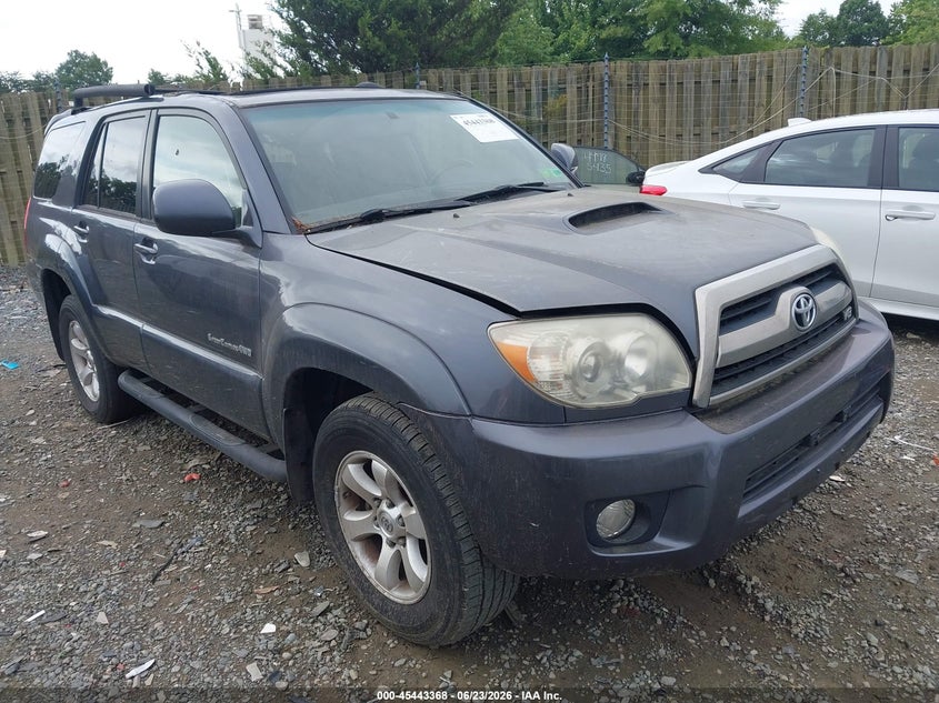 2006 Toyota 4runner VIN JTEBT14R268034963 IAAI salvage auction — STORM DAMAGE, Salvage (Virginia), sold $3,450 on 2026-07-10 (photo 1)