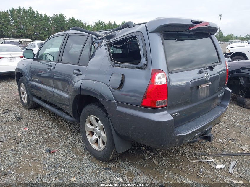 2006 Toyota 4runner VIN JTEBT14R268034963 IAAI salvage auction — STORM DAMAGE, Salvage (Virginia), sold $3,450 on 2026-07-10 (photo 3)