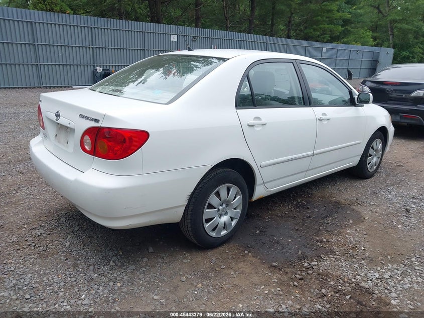 2003 Toyota Corolla VIN JTDBR32E030028944 IAAI salvage auction — NORMAL WEAR, Clear (New Jersey), sold $550 on 2026-07-08 (photo 4)