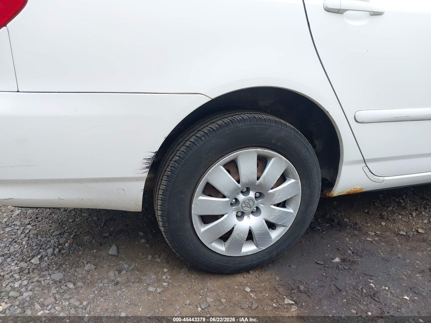 2003 Toyota Corolla VIN JTDBR32E030028944 IAAI salvage auction — NORMAL WEAR, Clear (New Jersey), sold $550 on 2026-07-08 (photo 6)