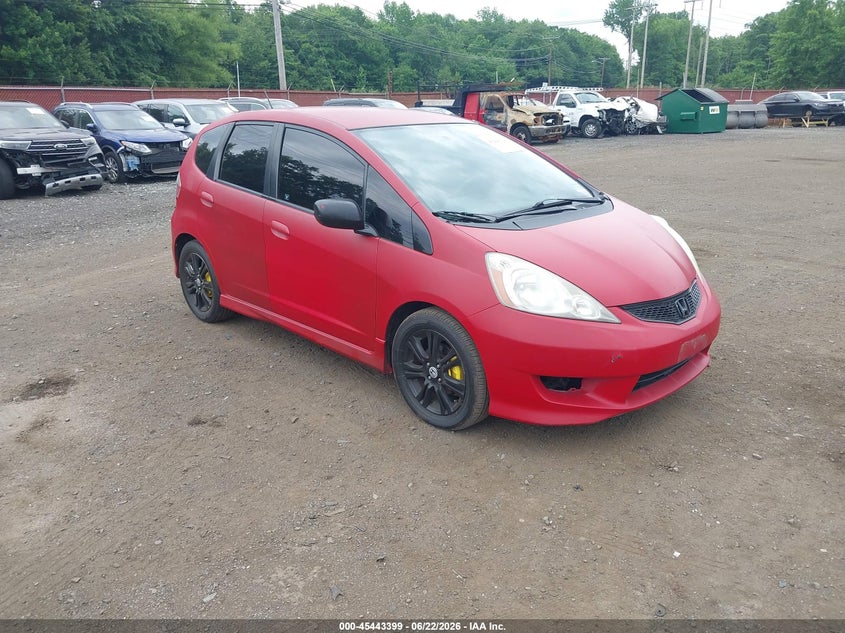 2010 Honda Fit VIN JHMGE8G49AC007518 IAAI salvage auction — LEFT SIDE, Salvage (Idaho), sold $850 on 2026-07-15 (photo 1)