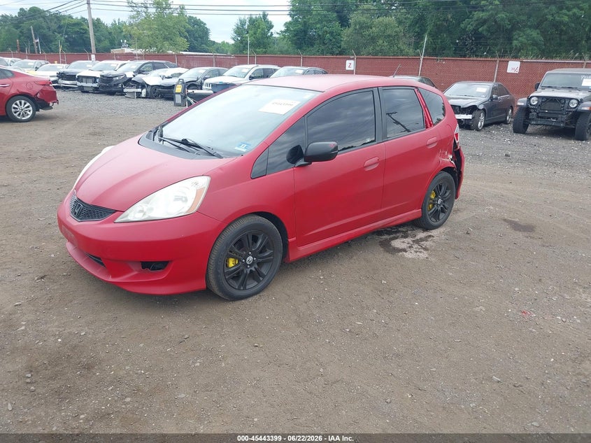 2010 Honda Fit VIN JHMGE8G49AC007518 IAAI salvage auction — LEFT SIDE, Salvage (Idaho), sold $850 on 2026-07-15 (photo 2)