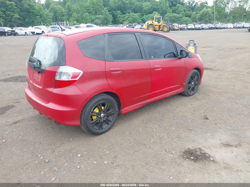 2010 Honda Fit VIN JHMGE8G49AC007518 IAAI salvage auction — LEFT SIDE, Salvage (Idaho), sold $850 on 2026-07-15 (photo 4)
