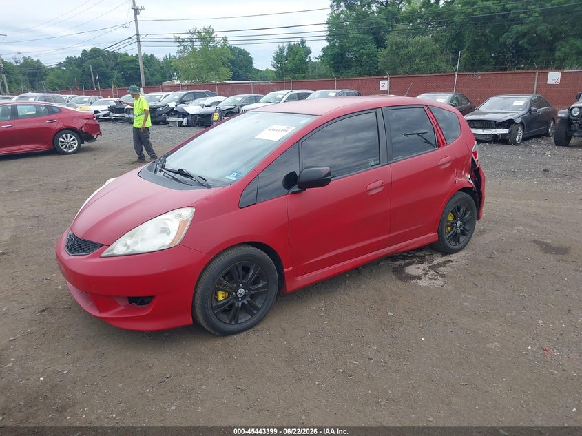 2010 Honda Fit VIN JHMGE8G49AC007518 IAAI salvage auction — LEFT SIDE, Salvage (Idaho), sold $850 on 2026-07-15 (photo 6)