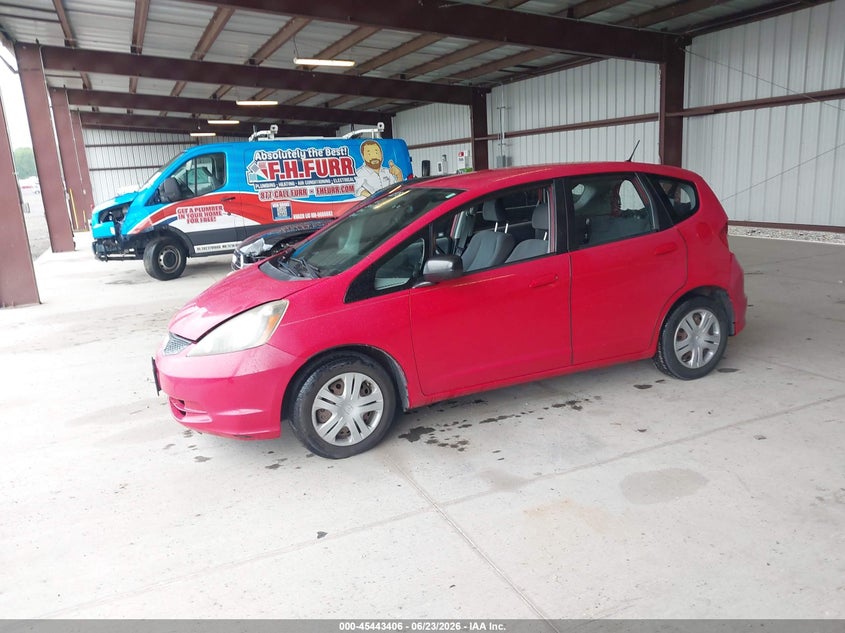 2010 Honda Fit VIN JHMGE8H25AC016780 IAAI salvage auction — REAR END, Salvage - Greater Than 75% (Maryland), sold $1,450 on 2026-07-13 (photo 2)