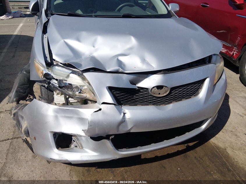 2010 Toyota Corolla VIN 1NXBU4EE6AZ375115 IAAI salvage auction — FRONT END, Rebuildable (Florida), sold $1,350 on 2026-07-22 (photo 6)