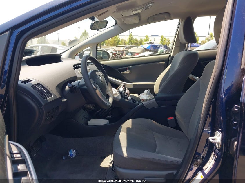 2014 Toyota Prius VIN JTDKN3DU6E1809027 IAAI salvage auction — FRONT END, Salvage Certificate (California), sold $3,450 on 2026-07-10 (photo 5)