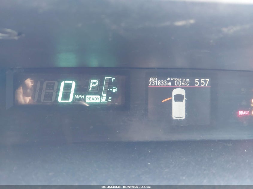 2012 Toyota Prius c VIN JTDKDTB34C1516186 IAAI salvage auction — FRONT END, Salvage (California), sold $1,050 on 2026-07-23 (photo 7)