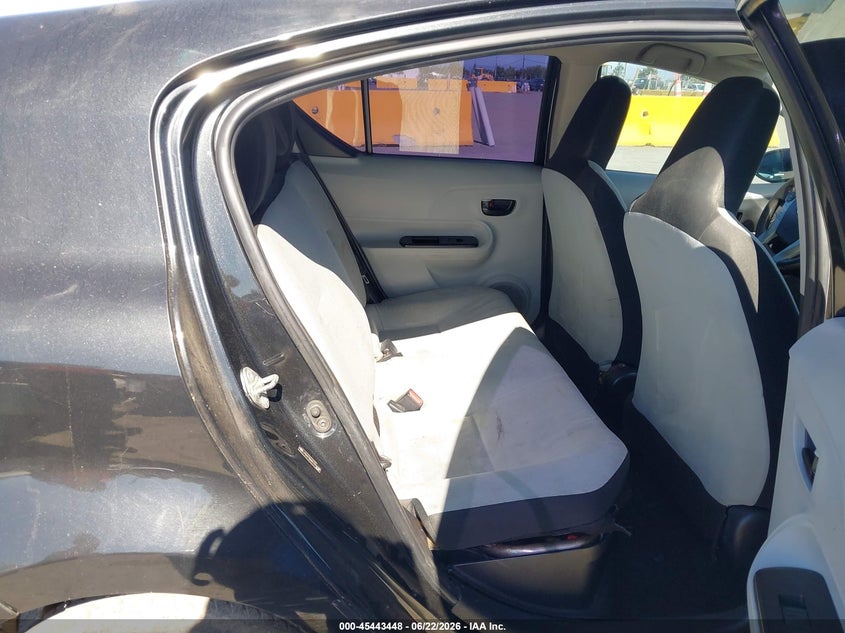 2012 Toyota Prius c VIN JTDKDTB34C1516186 IAAI salvage auction — FRONT END, Salvage (California), sold $1,050 on 2026-07-23 (photo 8)
