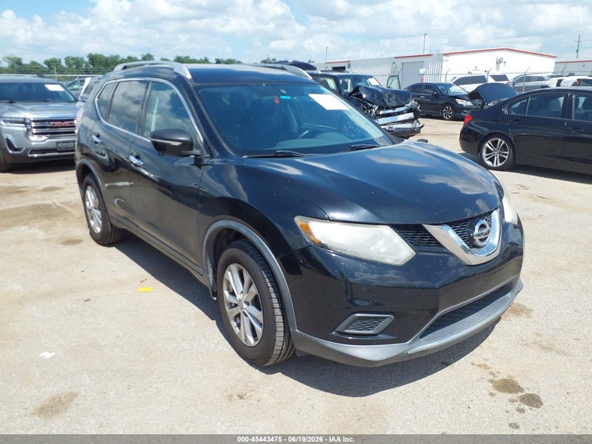 2015 Nissan Rogue VIN KNMAT2MTXFP515146 IAAI salvage auction — NORMAL WEAR, Clear (Louisiana), sold $1,000 on 2026-07-21 (photo 1)