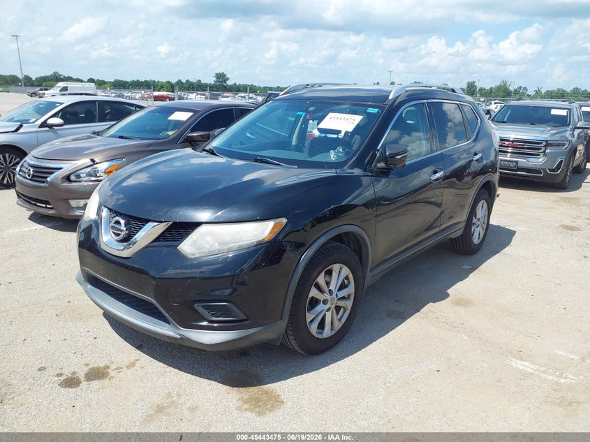 2015 Nissan Rogue VIN KNMAT2MTXFP515146 IAAI salvage auction — NORMAL WEAR, Clear (Louisiana), sold $1,000 on 2026-07-21 (photo 2)