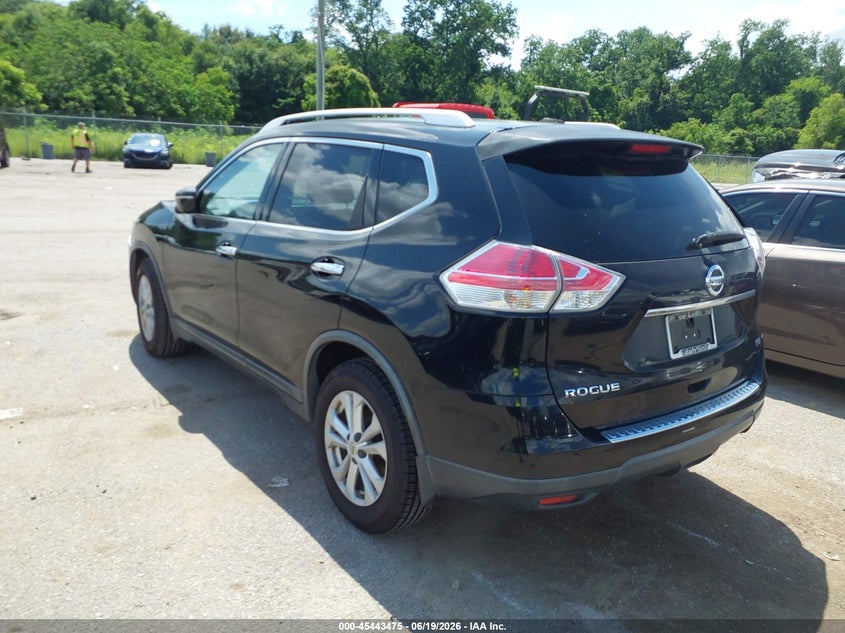 2015 Nissan Rogue VIN KNMAT2MTXFP515146 IAAI salvage auction — NORMAL WEAR, Clear (Louisiana), sold $1,000 on 2026-07-21 (photo 3)