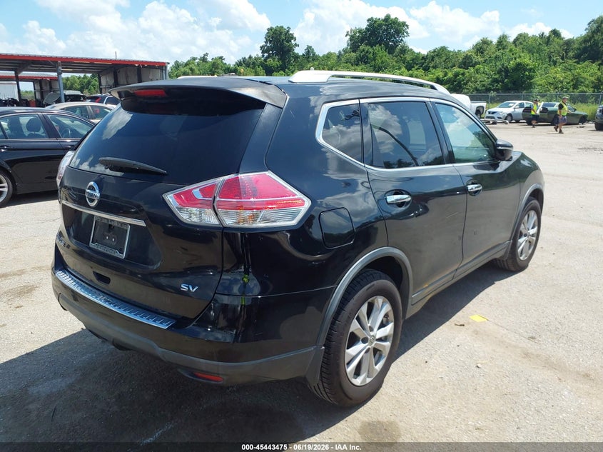 2015 Nissan Rogue VIN KNMAT2MTXFP515146 IAAI salvage auction — NORMAL WEAR, Clear (Louisiana), sold $1,000 on 2026-07-21 (photo 4)