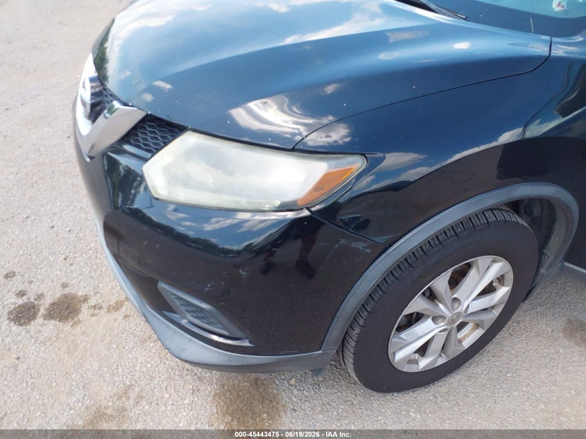 2015 Nissan Rogue VIN KNMAT2MTXFP515146 IAAI salvage auction — NORMAL WEAR, Clear (Louisiana), sold $1,000 on 2026-07-21 (photo 6)