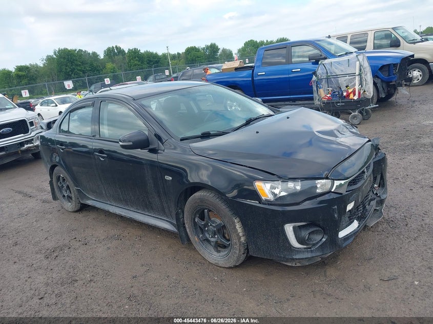 2016 Mitsubishi Lancer VIN JA32U2FU7GU009203 IAAI salvage auction — LEFT FRONT, Mv-907A (New York), sold $875 on 2026-07-09 (photo 1)