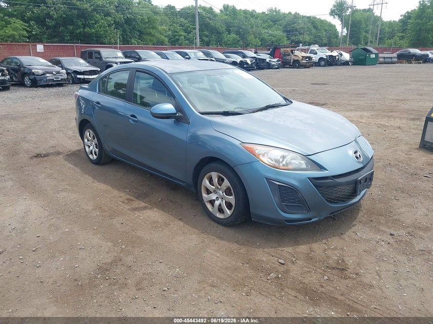 2011 Mazda 3 VIN JM1BL1UG9B1477262 IAAI salvage auction — NORMAL WEAR, Clear (New Jersey), sold $950 on 2026-07-29 (photo 1)
