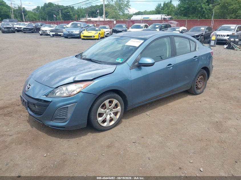 2011 Mazda 3 VIN JM1BL1UG9B1477262 IAAI salvage auction — NORMAL WEAR, Clear (New Jersey), sold $950 on 2026-07-29 (photo 2)