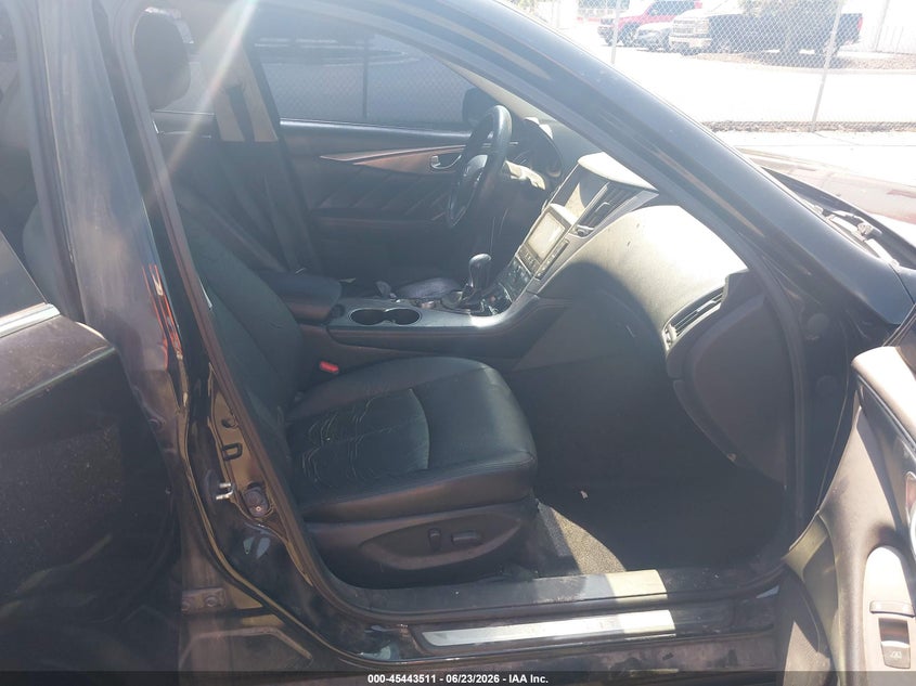 2015 Infiniti Q50 VIN JN1BV7AP1FM336498 IAAI salvage auction — REAR END, Rebuildable (Florida), sold $700 on 2026-07-28 (photo 5)
