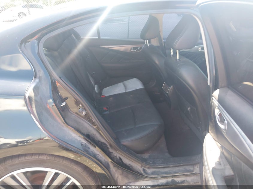 2015 Infiniti Q50 VIN JN1BV7AP1FM336498 IAAI salvage auction — REAR END, Rebuildable (Florida), sold $700 on 2026-07-28 (photo 8)