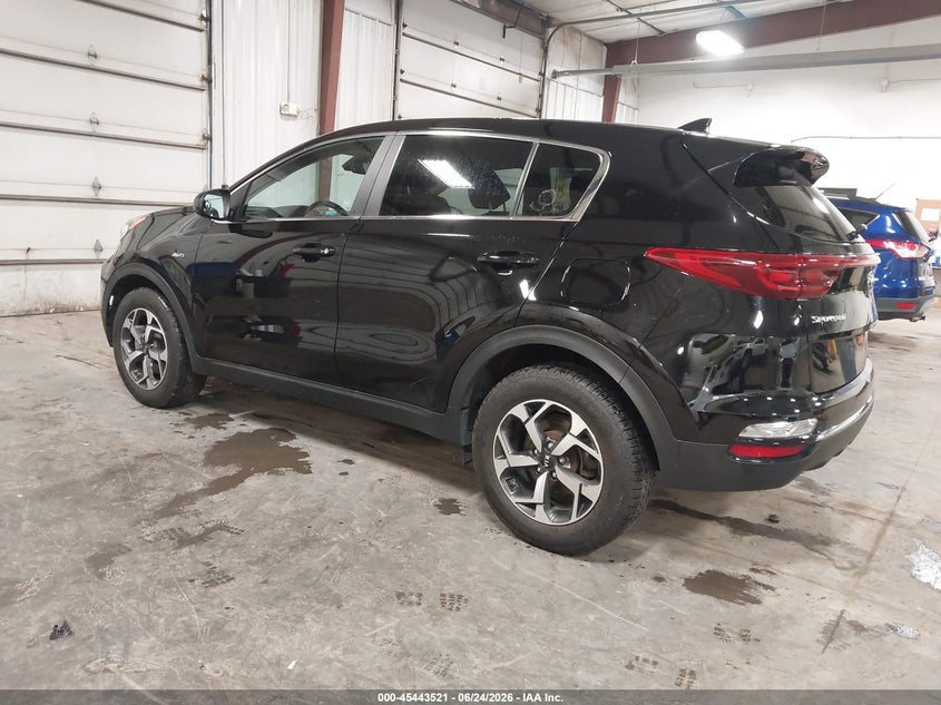 2022 Kia Sportage VIN KNDPMCAC2N7947018 IAAI salvage auction — HAIL, Salvage (Iowa), sold $3,950 on 2026-07-28 (photo 3)