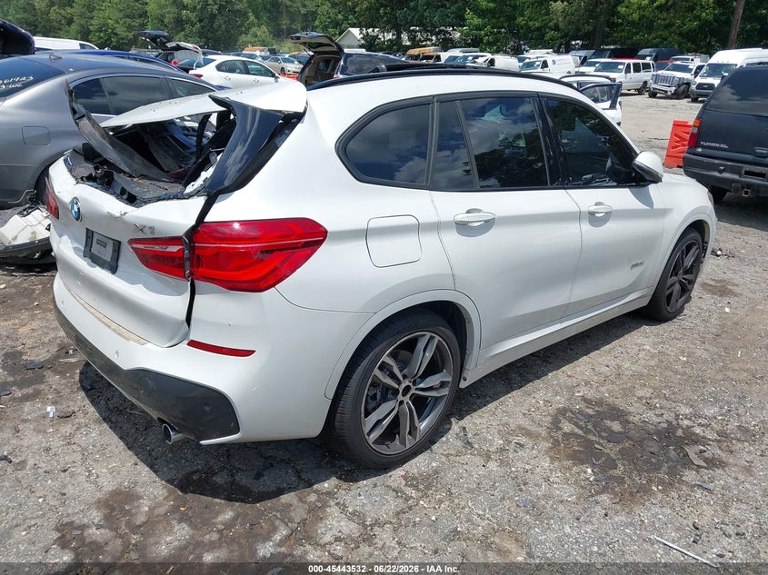 2018 BMW X1 VIN WBXHU7C37J5H41987 IAAI salvage auction — ROOF, Salvage Title, sold $25 on 2026-07-22 (photo 4)
