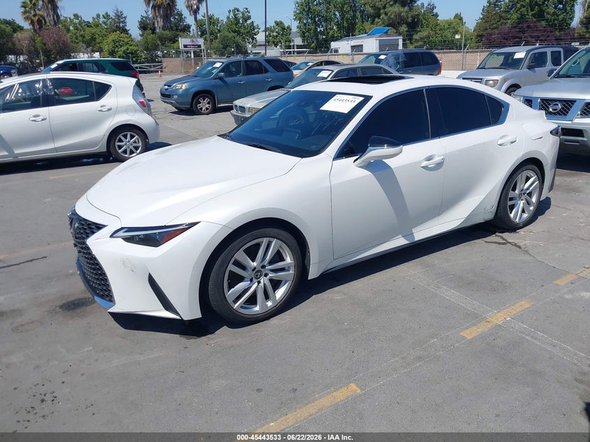 2023 Lexus Is VIN JTHCA1D2XP5125532 IAAI salvage auction — THEFT, Salvage Title, sold $18,100 on 2026-07-29 (photo 2)