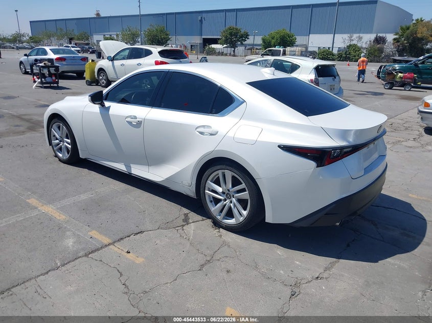2023 Lexus Is VIN JTHCA1D2XP5125532 IAAI salvage auction — THEFT, Salvage Title, sold $18,100 on 2026-07-29 (photo 3)