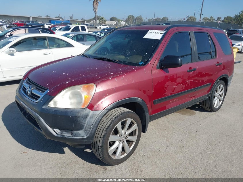 2003 Honda Cr-v VIN JHLRD68463C016229 IAAI salvage auction — REAR END, Salvage (California), sold $925 on 2026-07-22 (photo 2)