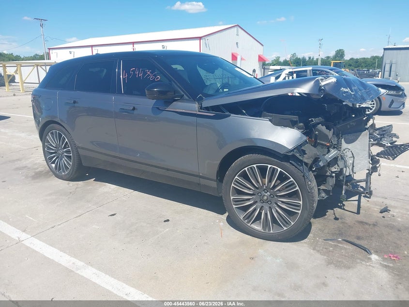 2018 Land rover Range rover velar VIN SALYM2RV8JA706137 IAAI salvage auction — FRONT END, Salvage Title, sold $25 on 2026-07-29 (photo 1)
