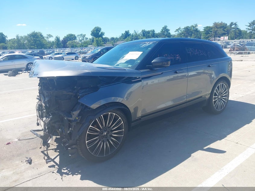 2018 Land rover Range rover velar VIN SALYM2RV8JA706137 IAAI salvage auction — FRONT END, Salvage Title, sold $25 on 2026-07-29 (photo 2)