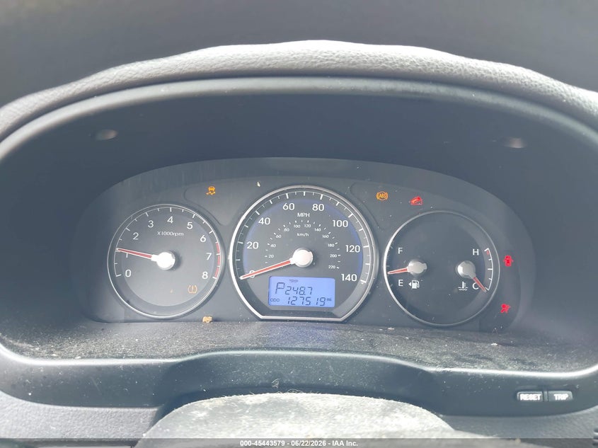2012 Hyundai Santa fe VIN 5XYZG3AB0CG167820 IAAI salvage auction — SIDE, Salvage (Alabama), sold $1,050 on 2026-07-13 (photo 7)