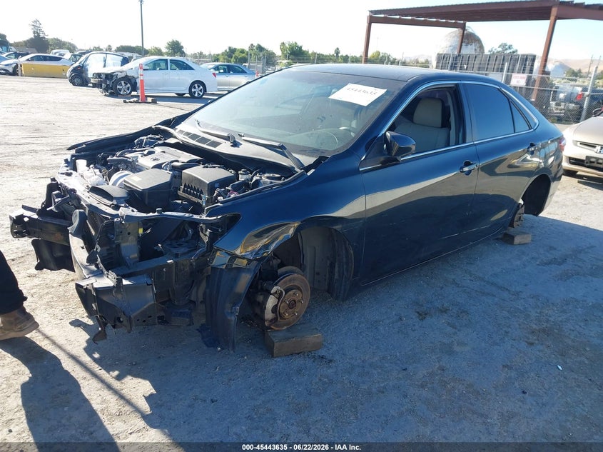 2015 Toyota Camry VIN 4T1BF1FK0FU012586 IAAI salvage auction — THEFT, Salvage (California), sold $875 on 2026-07-05 (photo 2)