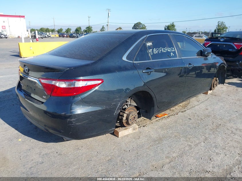2015 Toyota Camry VIN 4T1BF1FK0FU012586 IAAI salvage auction — THEFT, Salvage (California), sold $875 on 2026-07-05 (photo 4)