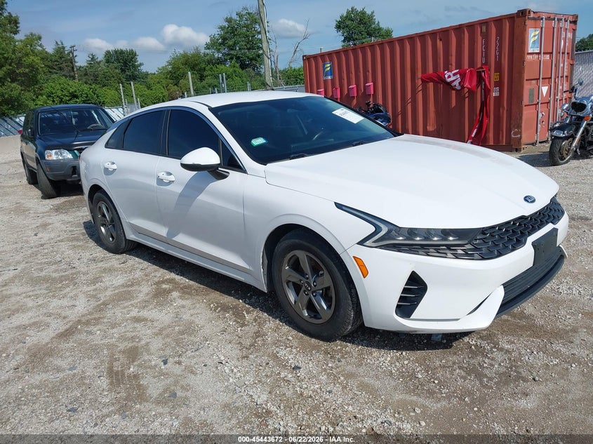 2021 Kia K5 VIN 5XXG14J29MG021257 IAAI salvage auction — FRONT END, Salvage (Illinois), sold $3,950 on 2026-07-14 (photo 1)
